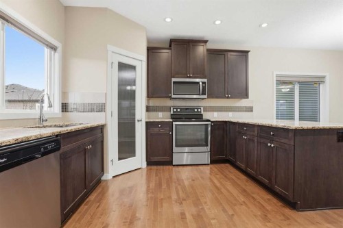 37 Nolanfield Manor Nw, Calgary, AB - Indoor Photo Showing Kitchen With Double Sink