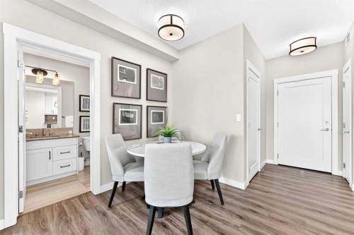 120-10 Walgrove Se, Calgary, AB - Indoor Photo Showing Dining Room