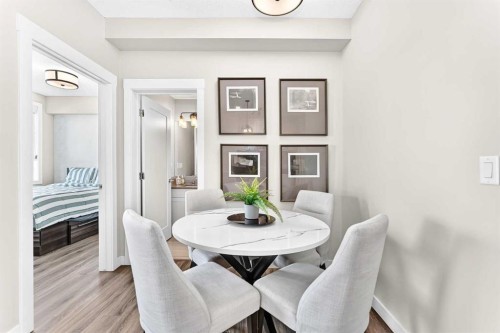 120-10 Walgrove Se, Calgary, AB - Indoor Photo Showing Dining Room