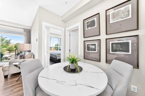 120-10 Walgrove Se, Calgary, AB - Indoor Photo Showing Dining Room