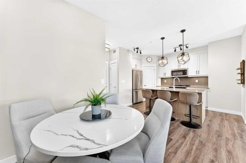 120-10 Walgrove Se, Calgary, AB - Indoor Photo Showing Dining Room