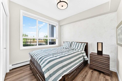 120-10 Walgrove Se, Calgary, AB - Indoor Photo Showing Bedroom