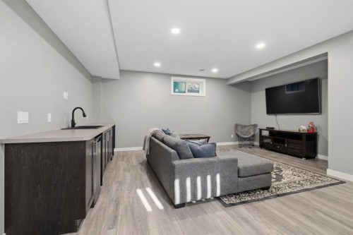 2632 Ravenslea Gardens Se, Airdrie, AB - Indoor Photo Showing Basement