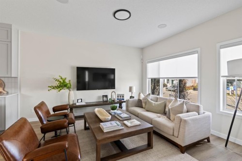 239 Lewiston Drive Ne, Calgary, AB - Indoor Photo Showing Living Room