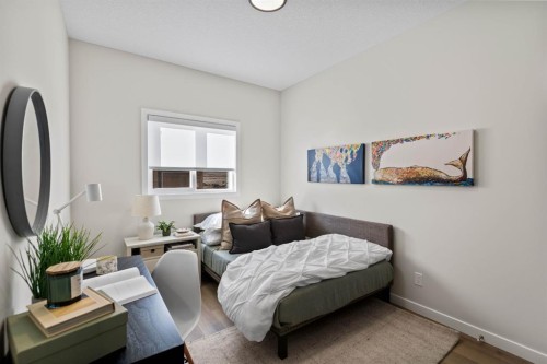 239 Lewiston Drive Ne, Calgary, AB - Indoor Photo Showing Bedroom