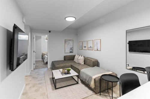 239 Lewiston Drive Ne, Calgary, AB - Indoor Photo Showing Living Room