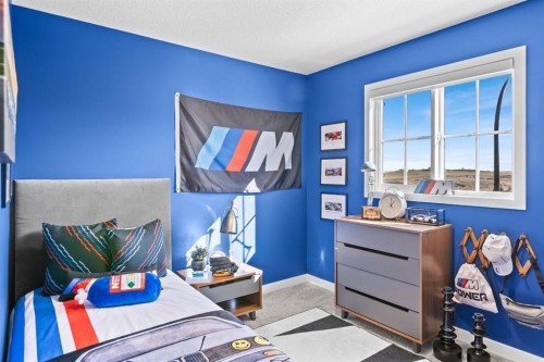 239 Lewiston Drive Ne, Calgary, AB - Indoor Photo Showing Bedroom