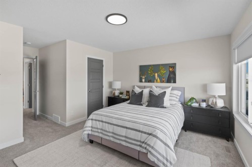 239 Lewiston Drive Ne, Calgary, AB - Indoor Photo Showing Bedroom