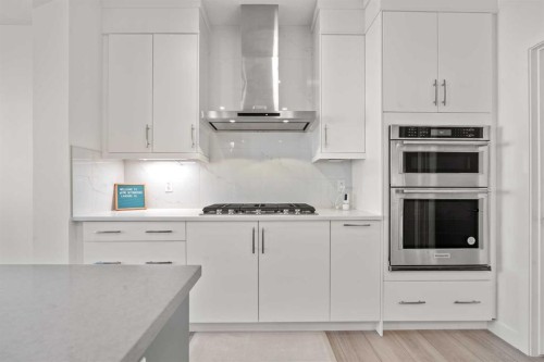 195 Setonstone Landing Se, Calgary, AB - Indoor Photo Showing Kitchen With Upgraded Kitchen
