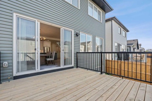 195 Setonstone Landing Se, Calgary, AB - Outdoor With Deck Patio Veranda With Exterior