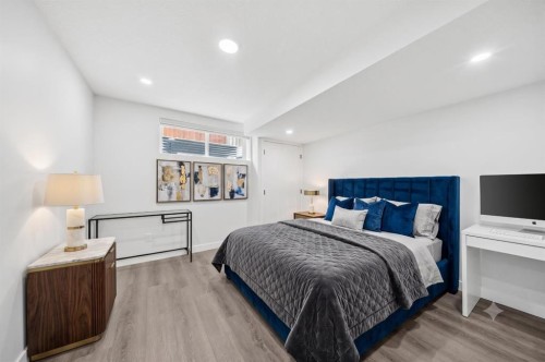 37 Rainbow Falls Boulevard, Chestermere, AB - Indoor Photo Showing Bedroom