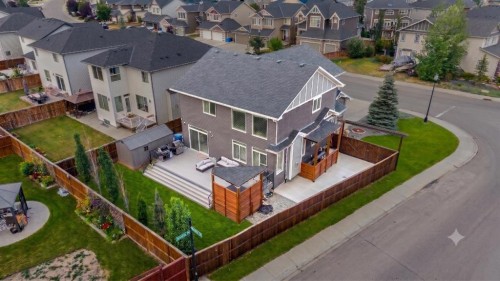 37 Rainbow Falls Boulevard, Chestermere, AB - Outdoor With Deck Patio Veranda