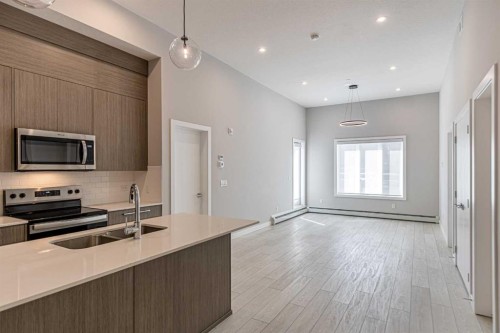 3122-60 Skyview Ranch Road Ne, Calgary, AB - Indoor Photo Showing Kitchen With Double Sink With Upgraded Kitchen
