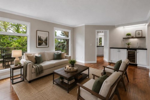 35 Strasbourg Bay Sw, Calgary, AB - Indoor Photo Showing Living Room