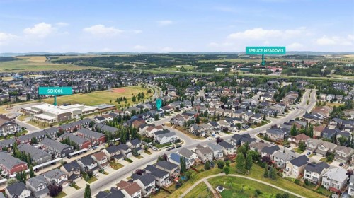 38 Silverado Skies Crescent Sw, Calgary, AB - Outdoor With View