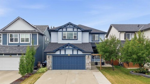 38 Silverado Skies Crescent Sw, Calgary, AB - Outdoor With Facade