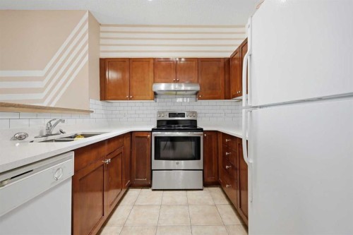 2206-1140 Taradale Drive Ne, Calgary, AB - Indoor Photo Showing Kitchen With Double Sink