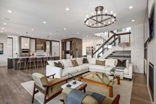 1414 Scotland Street Sw, Calgary, AB - Indoor Photo Showing Living Room