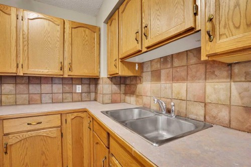 6-6404 4A Street Ne, Calgary, AB - Indoor Photo Showing Kitchen With Double Sink