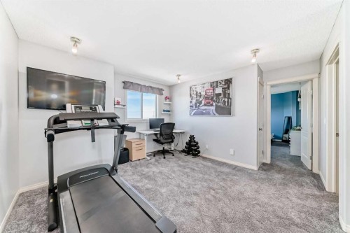 22 Moe Avenue Nw, Langdon, AB - Indoor Photo Showing Gym Room