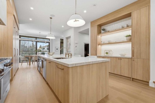 2009 28 Avenue Sw, Calgary, AB - Indoor Photo Showing Kitchen With Upgraded Kitchen