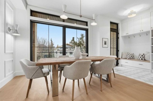 2009 28 Avenue Sw, Calgary, AB - Indoor Photo Showing Dining Room