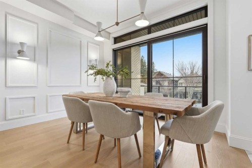 2009 28 Avenue Sw, Calgary, AB - Indoor Photo Showing Dining Room