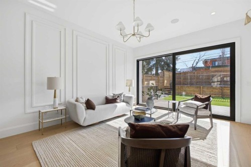 2023 27 Avenue Sw, Calgary, AB - Indoor Photo Showing Living Room
