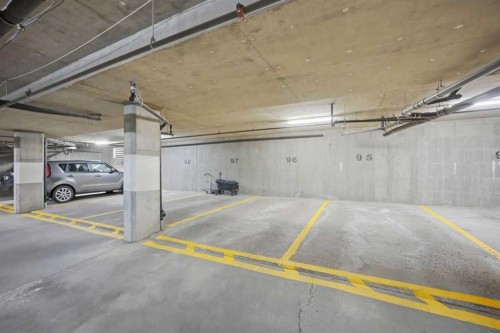 3137-1010 Arbour Lake Road Nw, Calgary, AB - Indoor Photo Showing Garage