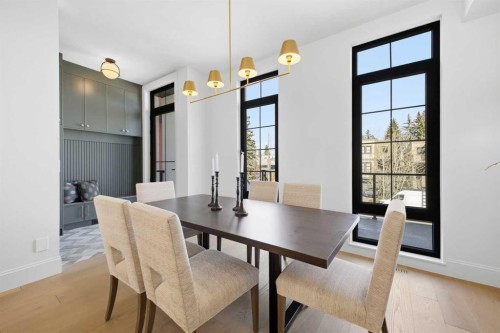 2025 27 Avenue Sw, Calgary, AB - Indoor Photo Showing Dining Room