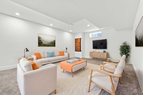 454 Millrise Square Sw, Calgary, AB - Indoor Photo Showing Living Room