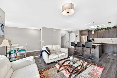 551 Redstone View Ne View Ne, Calgary, AB - Indoor Photo Showing Living Room