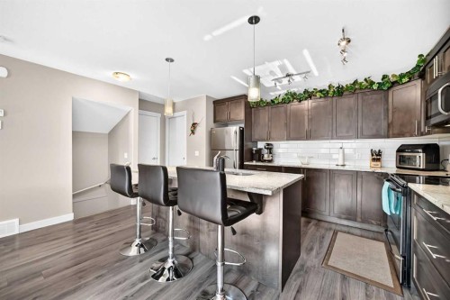 551 Redstone View Ne View Ne, Calgary, AB - Indoor Photo Showing Kitchen With Upgraded Kitchen