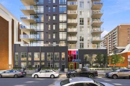 708-1319 14 Avenue, Calgary, AB - Outdoor With Balcony With Facade