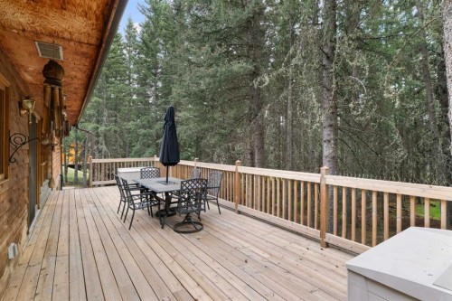 5 Eagle Drive, Waiparous, AB - Outdoor With Deck Patio Veranda With Exterior