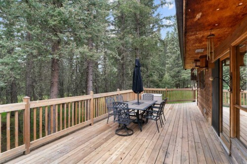 5 Eagle Drive, Waiparous, AB - Outdoor With Deck Patio Veranda With Exterior