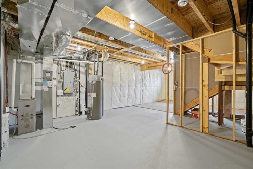 1006 Mahogany Boulevard Se, Calgary, AB - Indoor Photo Showing Basement