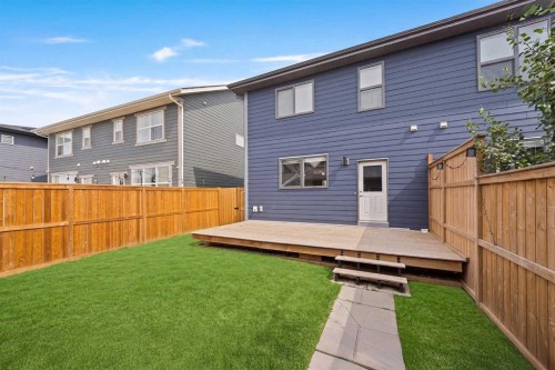 1006 Mahogany Boulevard Se, Calgary, AB - Outdoor With Deck Patio Veranda With Exterior