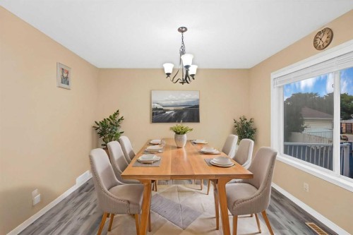 54 Martinridge Road Ne, Calgary, AB - Indoor Photo Showing Dining Room