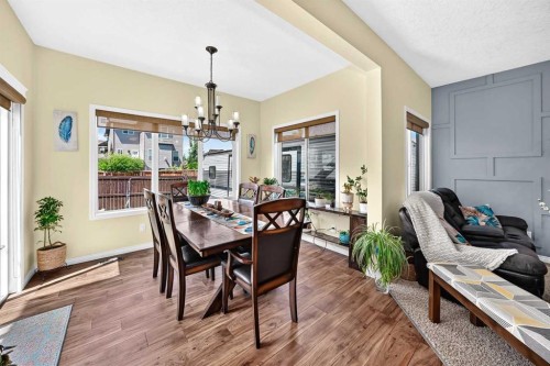 157 Sage Valley Road Nw, Calgary, AB - Indoor Photo Showing Dining Room