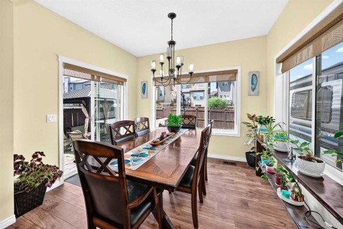 157 Sage Valley Road Nw, Calgary, AB - Indoor Photo Showing Dining Room