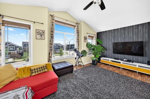 157 Sage Valley Road Nw, Calgary, AB - Indoor Photo Showing Living Room