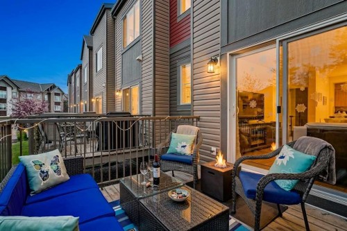 202 Copperpond Row Se, Calgary, AB - Outdoor With Deck Patio Veranda With Exterior