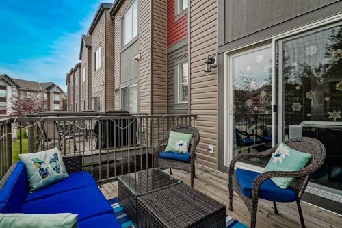 202 Copperpond Row Se, Calgary, AB - Outdoor With Deck Patio Veranda