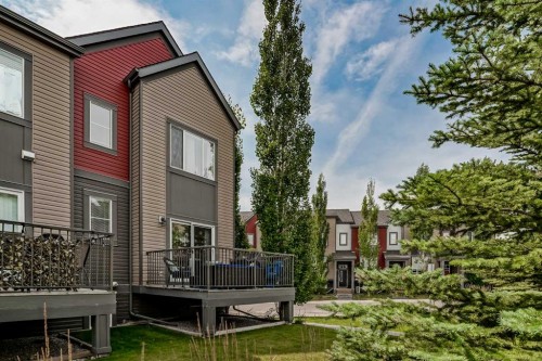 202 Copperpond Row Se, Calgary, AB - Outdoor With Deck Patio Veranda