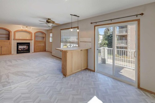 6711 Pinecliff Grove Ne, Calgary, AB - Indoor With Fireplace
