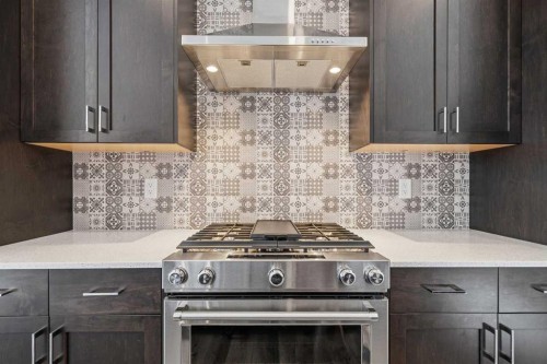 240 D'Arcy Ranch Drive, Okotoks, AB - Indoor Photo Showing Kitchen With Upgraded Kitchen