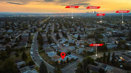 3331 41 Street Se, Calgary, AB - Outdoor With View