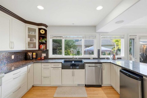 721 27 Avenue Nw, Calgary, AB - Indoor Photo Showing Kitchen With Stainless Steel Kitchen