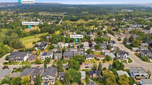 721 27 Avenue Nw, Calgary, AB - Outdoor With View